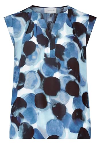 Cartoon Damen 8101/7167 Bluse, Blau, 36 EU