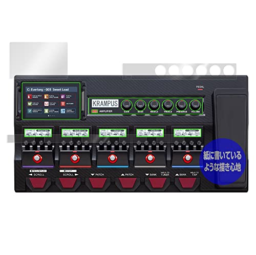 ミヤビックス ギター用マルチエフェクター ZOOM G11 用 紙のような書き心地 書き味向上 保護フィルム 防指紋 防気泡 日本製 OverLay Paper