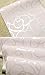 QIHANG High-Grade Rose Flower Pattern Thick Flocking Embossed Textured Wallpaper Roll Pink Color 0.53m*10m=5.3㎡