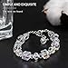 KesaPlan Elemental Crystal Bracelet for Women, Adjustable Link Bracelet, Jewelry Gifts for Friends and Lovers, Christmas Birthday Gifts for Mom (Colorful)