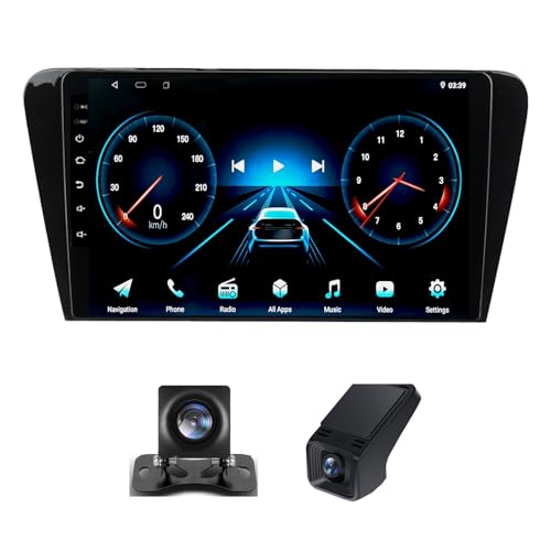 Autoradio Android 13 Skoda Octavia 3 écran tactile 4G Wi-Fi RDS