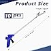 Sabary 10 Pack Suction Cup Reacher Grabber Heavy Trash Picker Grabber Tool, Long Handy Aids Nonslip Claw Reach Tool for Elderly Pick up Stick Arm Extension Litter Picker(Blue,43 Inch)