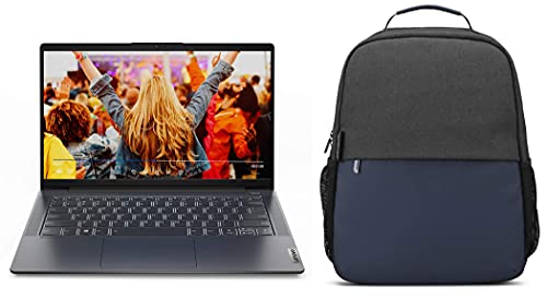 Image of Lenovo IdeaPad Slim 5 AMD Ryzen 7 14 inch Full HD IPS Thin and Light Laptop (8GB /512GB SSD /W10 /MSO /1.39Kg) 81YM002TIN+ 15.6 inch Slim Backpack
