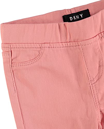 DKNY Girls 4-6X Girls Full Length Super Soft Stretch Denim Jeans (Peaches N Cream, 4)2