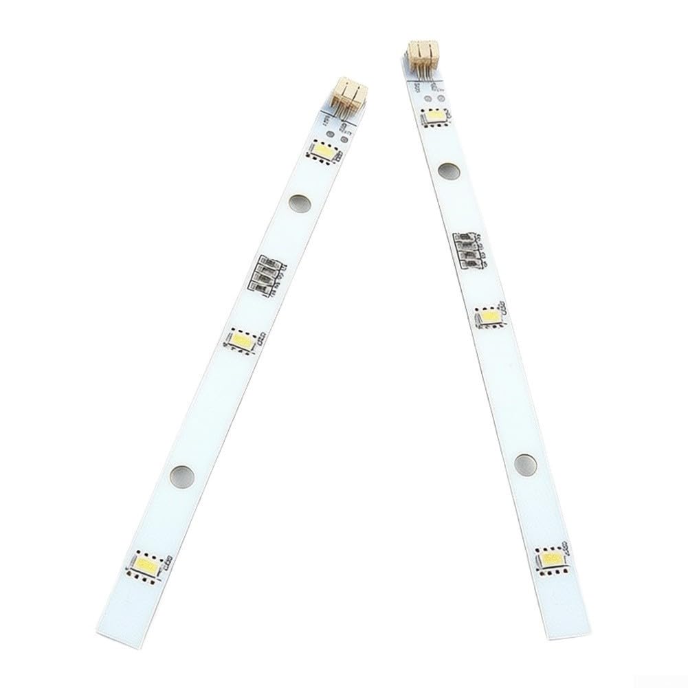 Tira LED para Frigorífico para hisense y para rongsheng E349766 MDDZ-162A 12V Blanca Fría Repuesto Iluminación Nevera 16cm Pack 2 Unidades