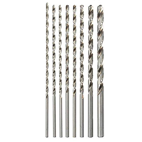 8pcs 200mm Extra Long Twist Drill Bits Straight Shank High-Speed Steel for Wood Plastic and Aluminum 7 8pcs 200mm Extra Long Twist Drill Bits Straight Shank High-Speed Steel for Wood Plastic and Aluminum - Image 7
