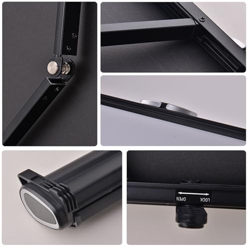 Pantalla de proyección exterior 4K HD 16:9 con bolso de transporte, pantalla de proyector con soporte para cine en casa, liviana y duradera, 30in/4:3 miniatura 4