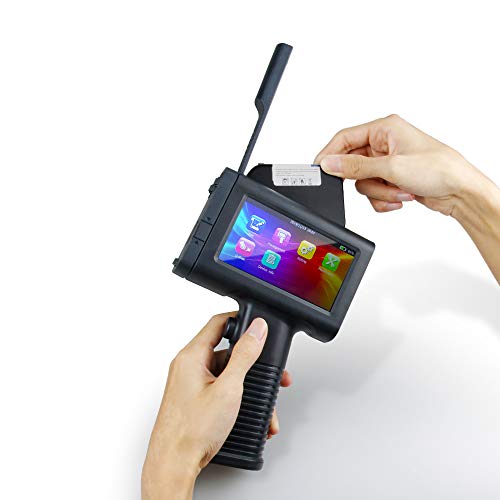 V4Ink Bentsai Handheld Printer Bt-Hh6105B2, Portable Handheld Inkjet Printer With 4.3 Inch Led Touch Screen Mobile Inkjet Coder 0.09-0.5’’ Print Height For Qrcode Barcode Date Logo Text On Any Surface #TOP7