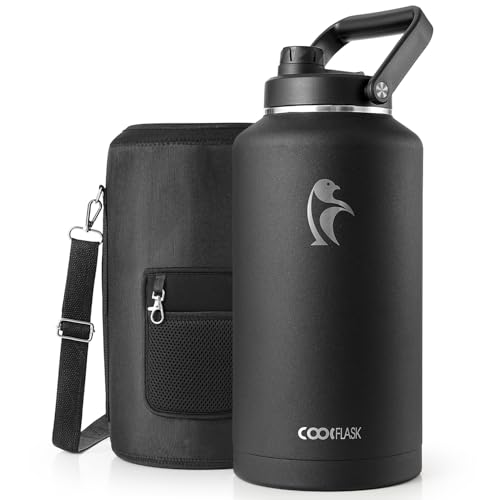 Image of Coolflask Titan 2 Gallon Water Bottle Insulated with Large Spout Lid