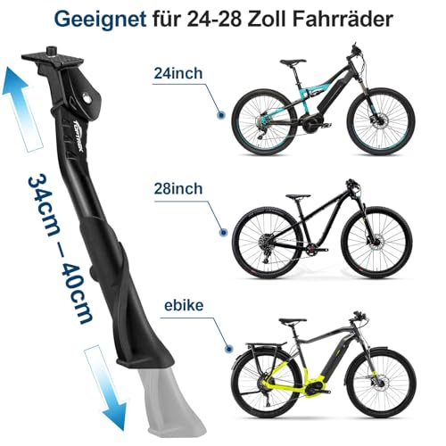 toptrek Fahrradständer Aluminiumlegierung für 24-28 Zoll Höheverstellbar – Ansicht 4