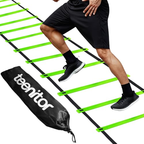 Teenitor Agility Ladder, Speed Ladder, Training Ladder for Soccer, Speed, Football with Carry Bag...