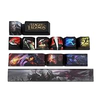 Lot De 30 Touches Mécaniques Personnalisées LOL - PBT, Gravure Laser - Compatible Tout Clavier Mécanique