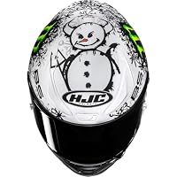 HJC, Integraler Motorradhelm RPHA 1 V2 CARBON SNOW DIABLO MC10SF, XL – Ansicht 4