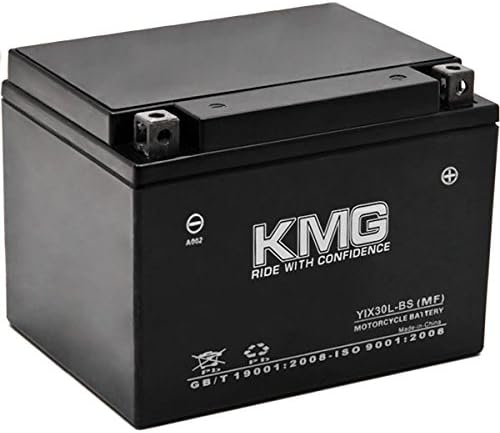 YIX30L-BS Battery Compatible with Polaris 800 Sportsman 2005-2012 Sealed Maintenance Free 12V Battery High Performance SMF OEM Replacement Powersport Motorcycle ATV Scooter Watercraft