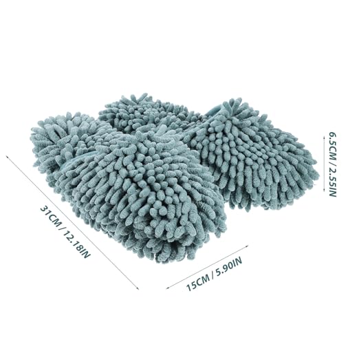 Pantuflas de chenilla para mantener la cocina impecable y barrer el polvo sin esfuerzo 3