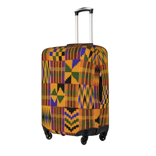 African Tribal Ethnic Texture Printed Luggage Cover Elastic, Washable, Universal Fit 18-32 Inch Travel Suitcase Cover Easy To Identify2
