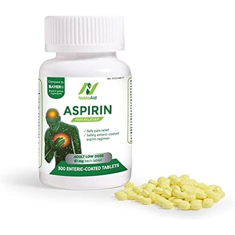 NobleAid Pure Low Dose Baby Aspirin 81mg for Adults Cover