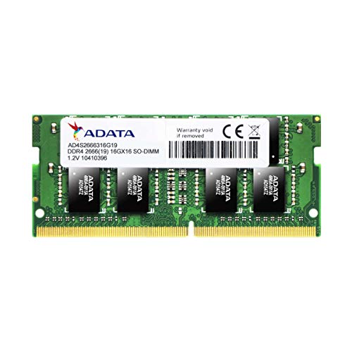 Preisvergleich Produktbild ADATA SO-DIMM 16GB (1x16GB) 2400MHz DDR4 Arbeitsspeicher
