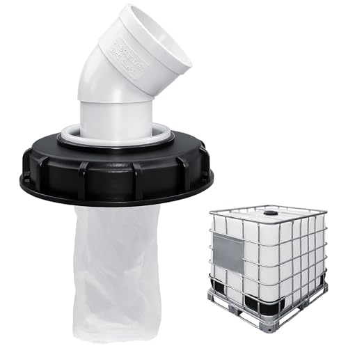 IBC Lid Filter mit Nylon-Filter waschbar passend für IBC-Container Regentanks DN 75 DN 150 45° Rohrâ€¦ – Miniatur