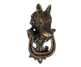 Dieser Türbeschlag in Pferdekopf-Optik hat eine tolle nostalgische Ausstrahlung!