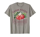 Strawberry Tshirt Farm Fresh Summer Erdberries
