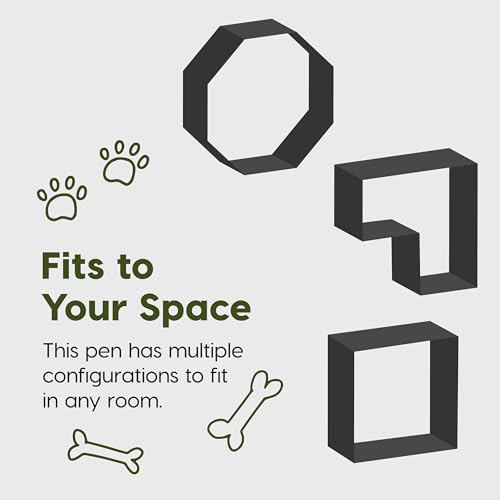 Iris Usa Metal Dog Playpen 8panel 30 Pet Playpen Puppy Playpen Indooroutdoor Dog Fence 58 X 58 X 30 Foldable Custimzable Black  Cucciolini Doodles Iris usa metal dog playpen 8 panel 30 pet playpen puppy playpen indooroutdoor dog fence 58 x 58 x 30 foldable custimzable black   cucciolini doodles