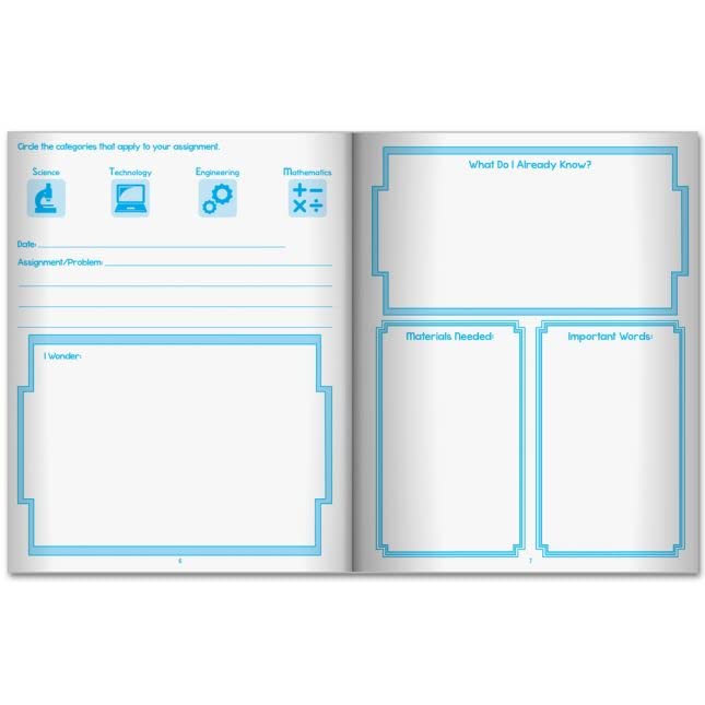 Carnet de notes STEM cahier d'expériences sciences CE1 CE2 - 6