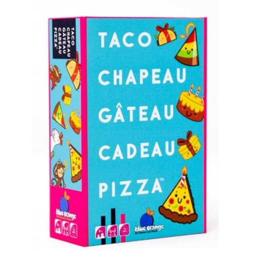 Blue Orange, Taco Hat for Cake Pizza Gift Mood Game Fun and Tugging, Ages 8+ with Family or Friends, Multicoloured