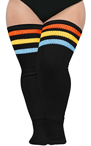 Image of Abodhu Plus Size Thigh High Socks for Thick Thighs Women- Extra Long Widened Extra Long Thick Knit