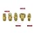 10 Feet High Pressure Braided Propane Hose Extension with Conversion Coupling 3/8" Flare to 1/2" Female NPT, 1/4" Male NPT, 1/8" NPT Male, 3/8" Male NPT, 3/8" Male Flare for BBQ Grill, Heater,Fire Pit