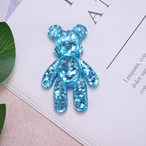 Image of Aesnefe Pocket Worry Bear Hug, Anxiety Relief Keepsake, Mental Health Encouragement Gift, Emotional Support Token, Stress Comfort Gift for Teens & Adults, Blue
