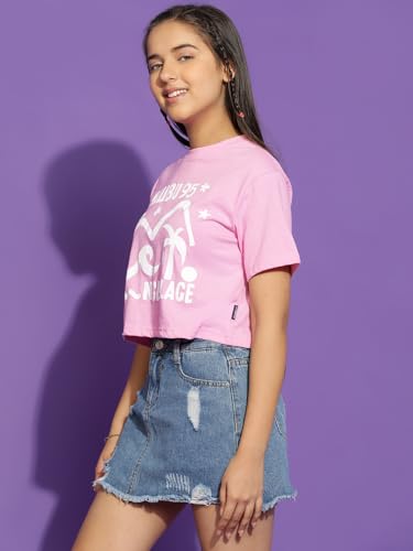 Image of Li'l Tomatoes Girls Cotton Relaxed Fit T-Shirt