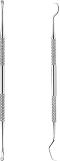 Dental Hygiene Set for Removing Plaque and Tartar, Dog Tooth Cleaner Double Head Dental Care Set Dental 2 Professional Tooth Cleaning, Tartar Remover, Tooth Probe Scaler Made of Stainless Steel, Home product image