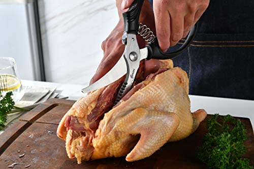 Gerior Heavy Duty Poultry Shears - Kitchen Scissors For Cutting Chicken thumb #2