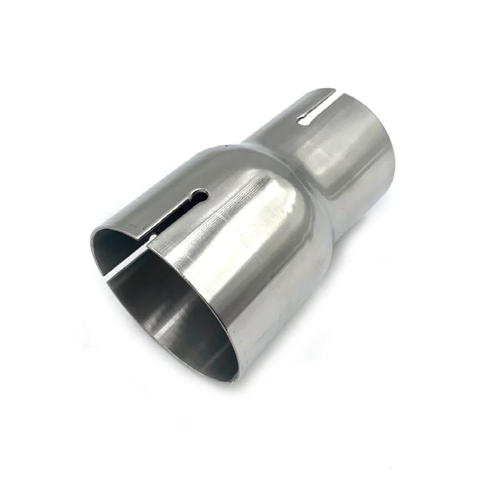 Cola de Escape Adaptador Reductor Tubo Escape Acero Inoxidable Accesorios Universales Coche Silenciador Soldado Cola Tubo Escape(54-63)
