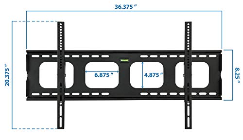 Mount-It! Large Tilting Tv Wall Mount Bracket | 42 43 50 55 58 65 70 75 80 Inch | 220 Pound Capacity | Vesa Compatible | Low Profile | Flat Screens #TOP7