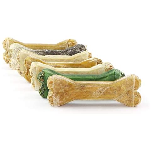 DOGBOSS 100% Natur Kauknochen Hundeknochen, 7er Probierset 12 cm Cover