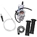 Carburetor Carb for HONDA XR 100 XR 100R XR100R XR100 CRF100F XR200 XR200R XL125S XL100S CB125S with Handlebar Hand Grips Throttle Cable