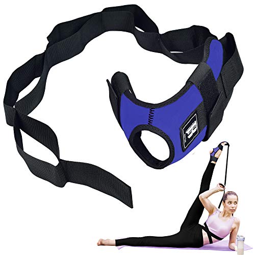 RIMSports Foot Stretcher and Calf Stretcher - Leg Stretcher Strap for Plantar Fasciitis and Achilles Tendonitis, Foot & Leg Stretch Strap for Hamstring, Leg Stretching Straps for Dancers and Yoga