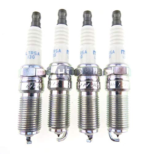 YYCOLTD OEM # LFJD-18-110 4pcs Iridium Spark Plug for Mazda 3 5 6 CX-7 Ford-Lincoln ILTR5A-13G L3Y2 18 110 LFJD-18-110