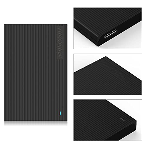 Image of Hikvision T30 Portable HDD 1TB, Hard Disk Drive, Ultra Slim, Mobile External Storage up to 120 M /s USB 3.0, Compatible for Desktop Mobile Phone Laptop (1TB)