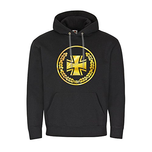 Bw Hiboux croix EK Veteran cadeau idéal pour réserviste et soldat en noir XX-Large