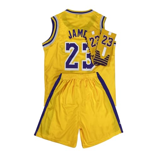 Youth Basketball Jerseys for Boys Girls Basketball Jersey Shorts Socks for 6-13Years Kids Training Uniform Sets