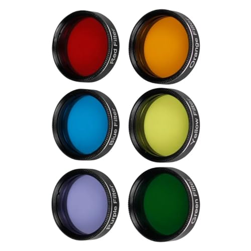 Accesorios para telescopios de 6 colores para mejorar contraste lunar