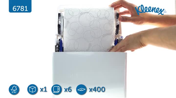 Kleenex(R) Ultra Hand Towel-Slimroll/ White