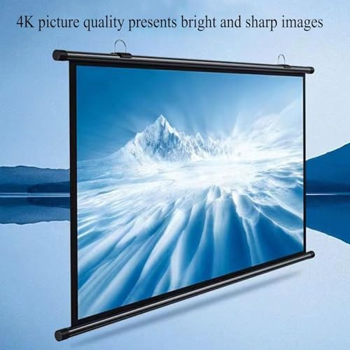 Pantalla manual para proyector HD 72" formato 4:3 miniatura 2