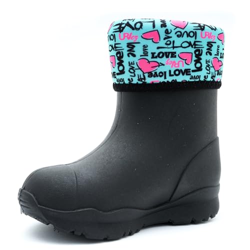 Toddler Rain Boots – Waterproof Rubber for Boys & Girls, Fun Prints