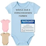 👶 SCHLICHT, STILVOLL & FÜR ALLE PASSEND – Ob als Baby Body für Mädchen oder Jungen – das zeitlose Design passt zu jedem Outfit und unter jede Babykleidung (0–3 Monate).