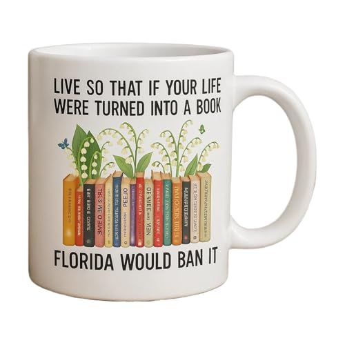 Generico Libro,in Ceramica Caffè per Appassionati di Libri | 330ml Ceramica per Bevande Decorazione per Casa Cucina Pranzo Regalo per Appassionati di Libri