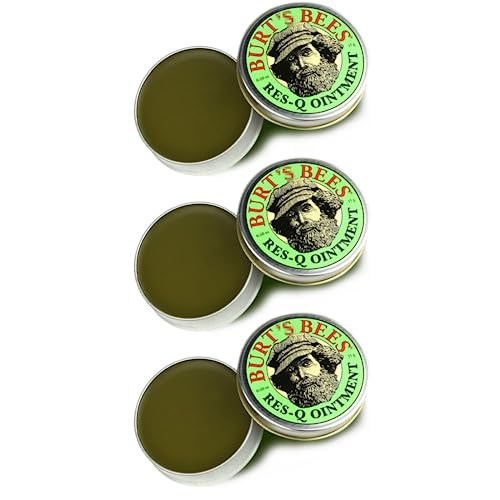 Image of Safeydaddy Burts Bees 100% Natural Multipurpose Res-Q Ointment, 0.6 Oz - Pack of 3